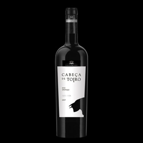 design de vinhos do cabeça de toiro